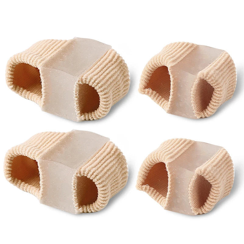 Toe Separator Silicone Pedicure Tools Bones Orthopedics Bunion Corrector Gel Insoles For Shoes (1/2/4pcs)