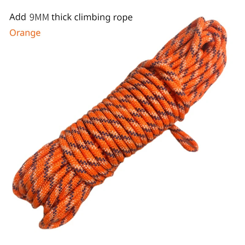 Desert Fox 9MM Emergency Escape Rope — 700kg Load, Fire & Earthquake Survival Rope for DRRM and Disaster Preparedness
