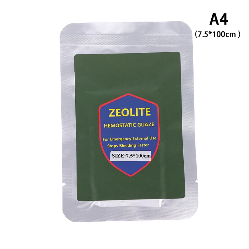Gauze Hemostatic  Emergency Trauma For First Aid Kit Medical Wound Dressing