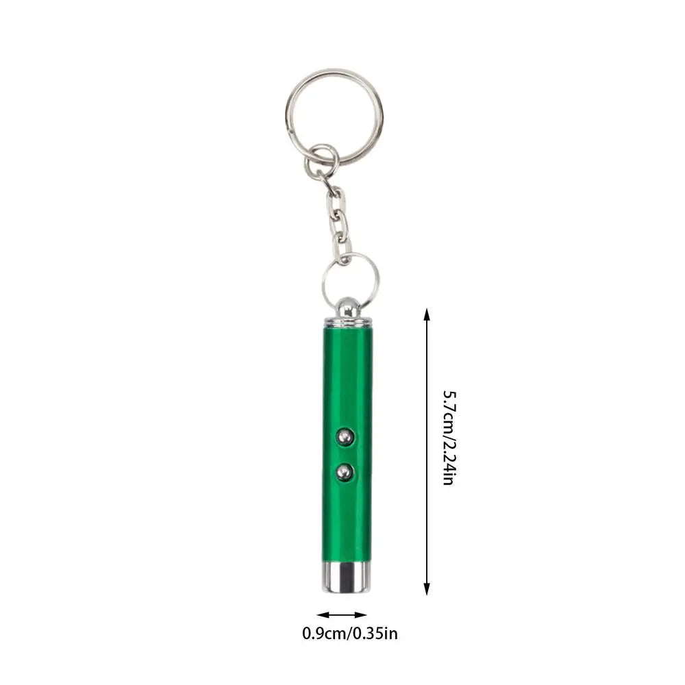 2-in-1 Mini Laser Pointer for Pets Cats toy Portable LED Pet Training Flashlight Scratching Toys Indicator Tools