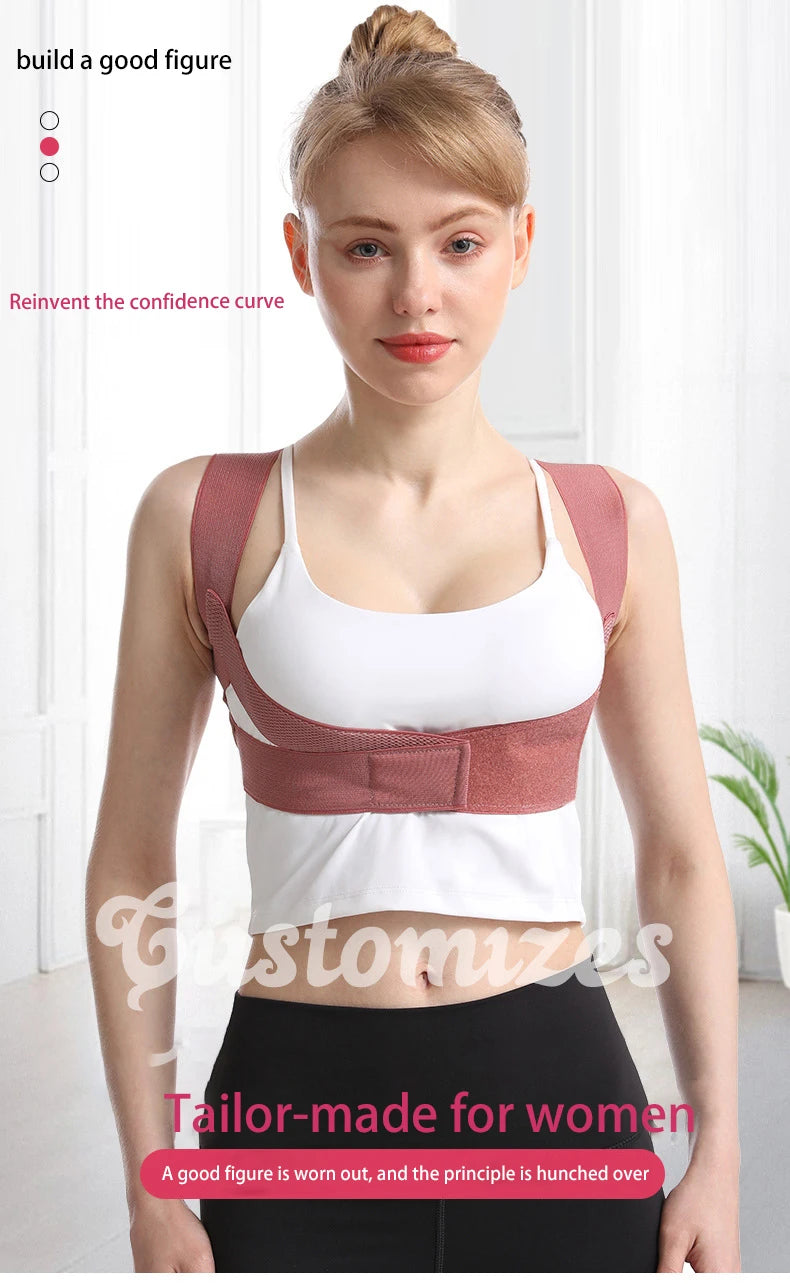 Posture Corrector Brace — Adjustable Back Straightener for Hunchback, Neck, and Waist Correction