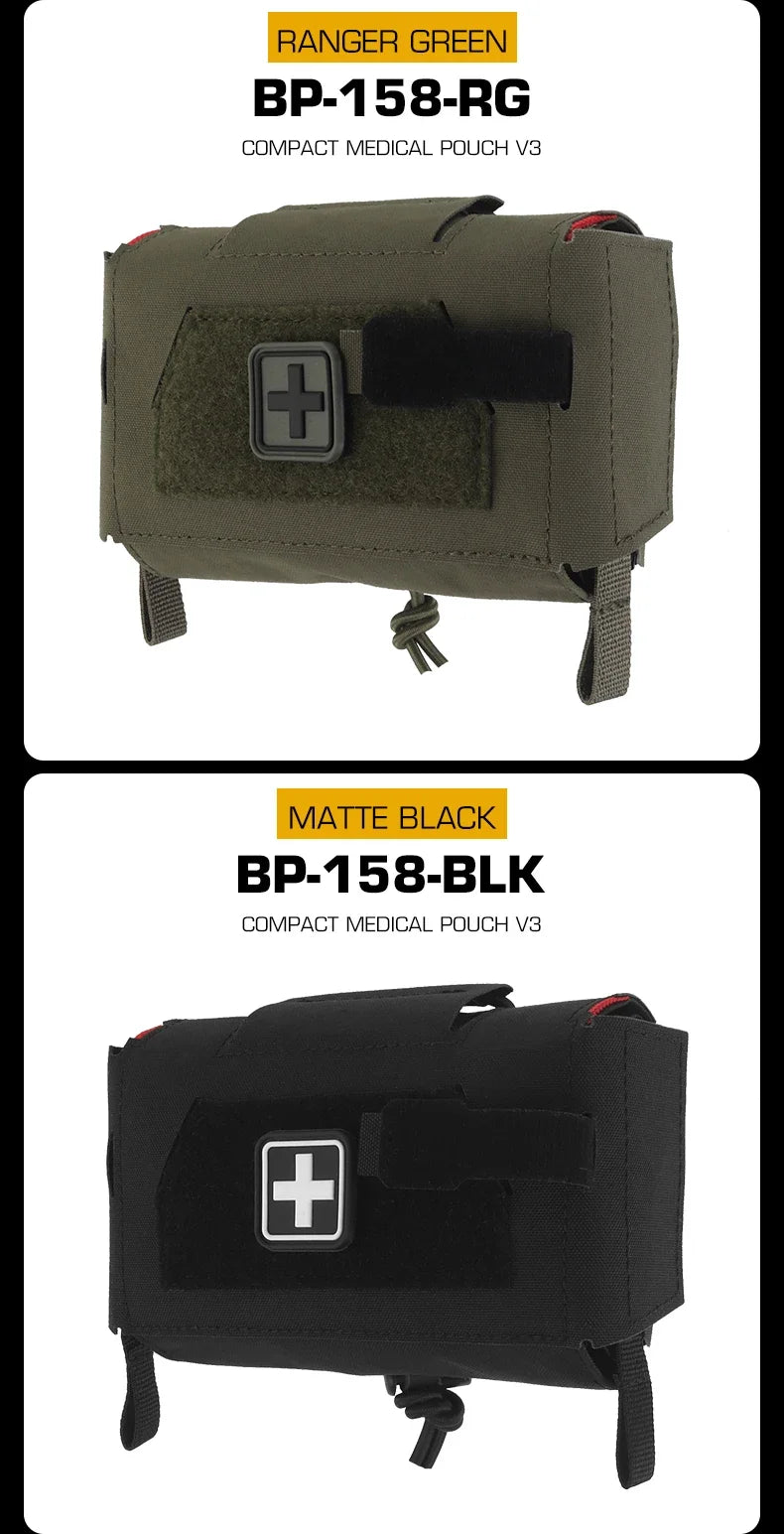 IFAK Tactical Trauma Kit — Compact MOLLE Medical First Aid Pouch for Emergency Response, Survival & Disaster Preparedness