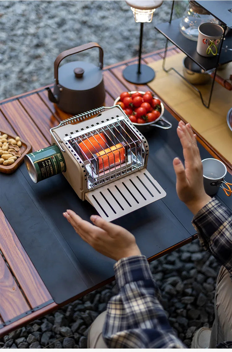 Emergency Cassette Heating Stove — Portable Survival Warmer & Cooker for Power Outages, Camping & Disaster Prep