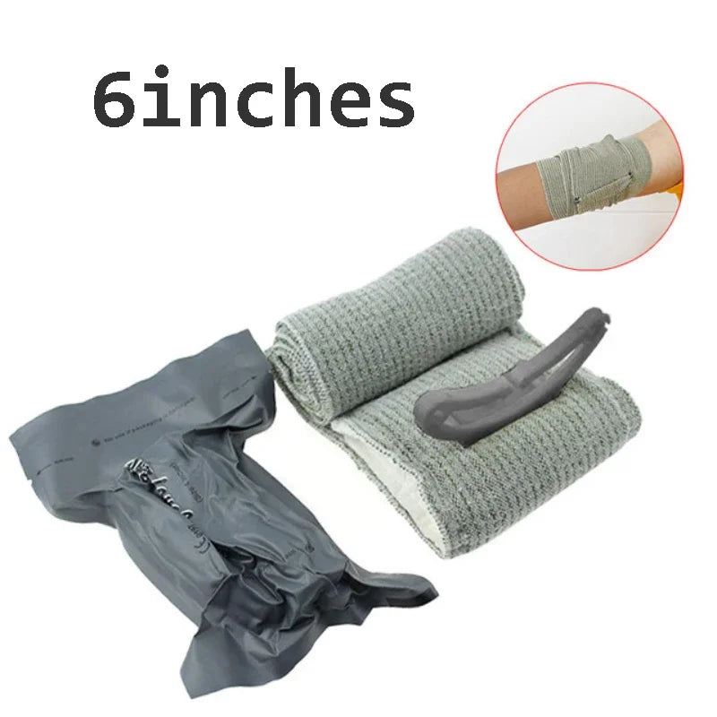 Emergency Compression Bandage — Tactical Trauma Pressure Dressing for Wound Control & Hemorrhage First Aid