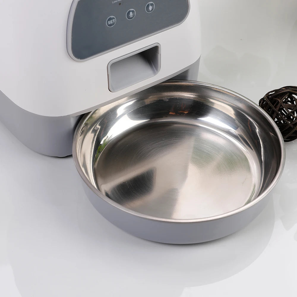 3.5L Automatic Pet Feeder WiFi APP Smart Timed Dosing Feeder Cat Dog Food Dispenser 2L Auto Drink Fountain Water Feeder Cat Bowl