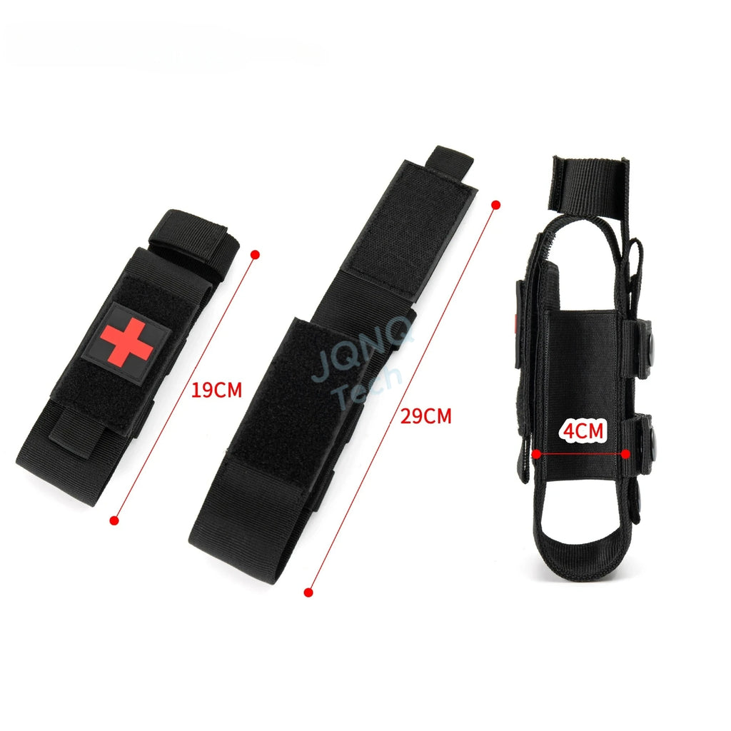 Tactical Tourniquet Pouch — MOLLE Nylon EDC First Aid Carrier for CAT, Belt, Vest & Go-Bag