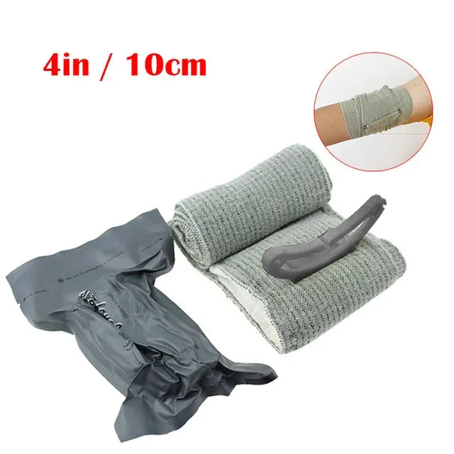 Emergency Compression Bandage — Tactical Trauma Pressure Dressing for Wound Control & Hemorrhage First Aid