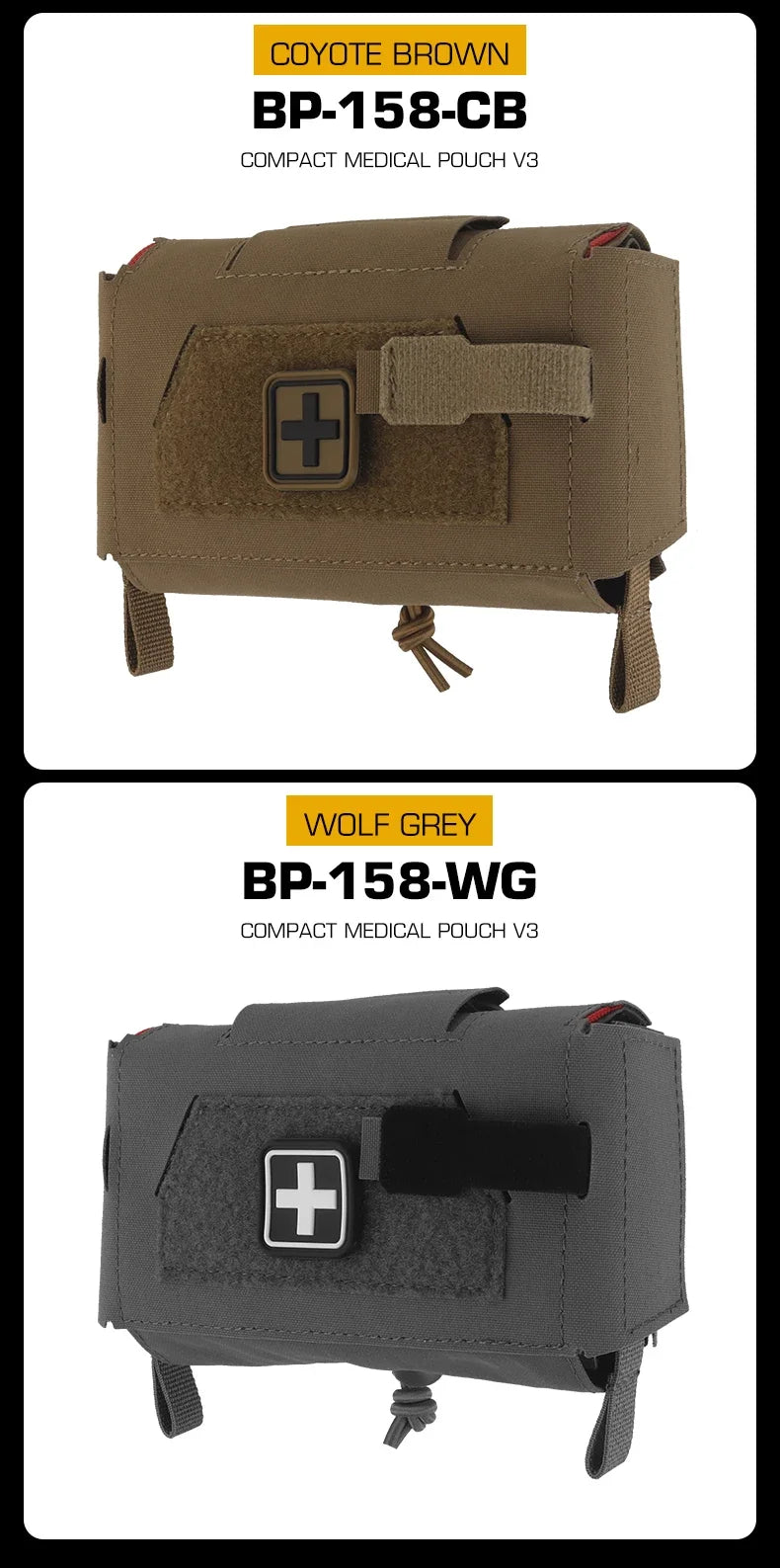 IFAK Tactical Trauma Kit — Compact MOLLE Medical First Aid Pouch for Emergency Response, Survival & Disaster Preparedness
