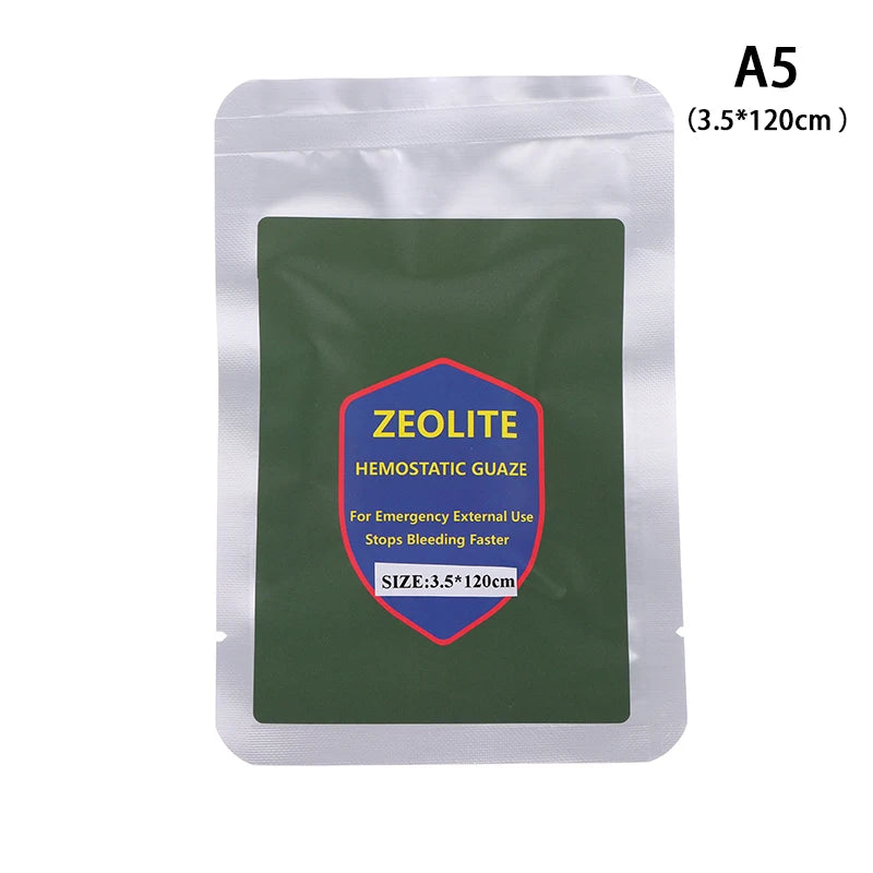 Gauze Hemostatic  Emergency Trauma For First Aid Kit Medical Wound Dressing
