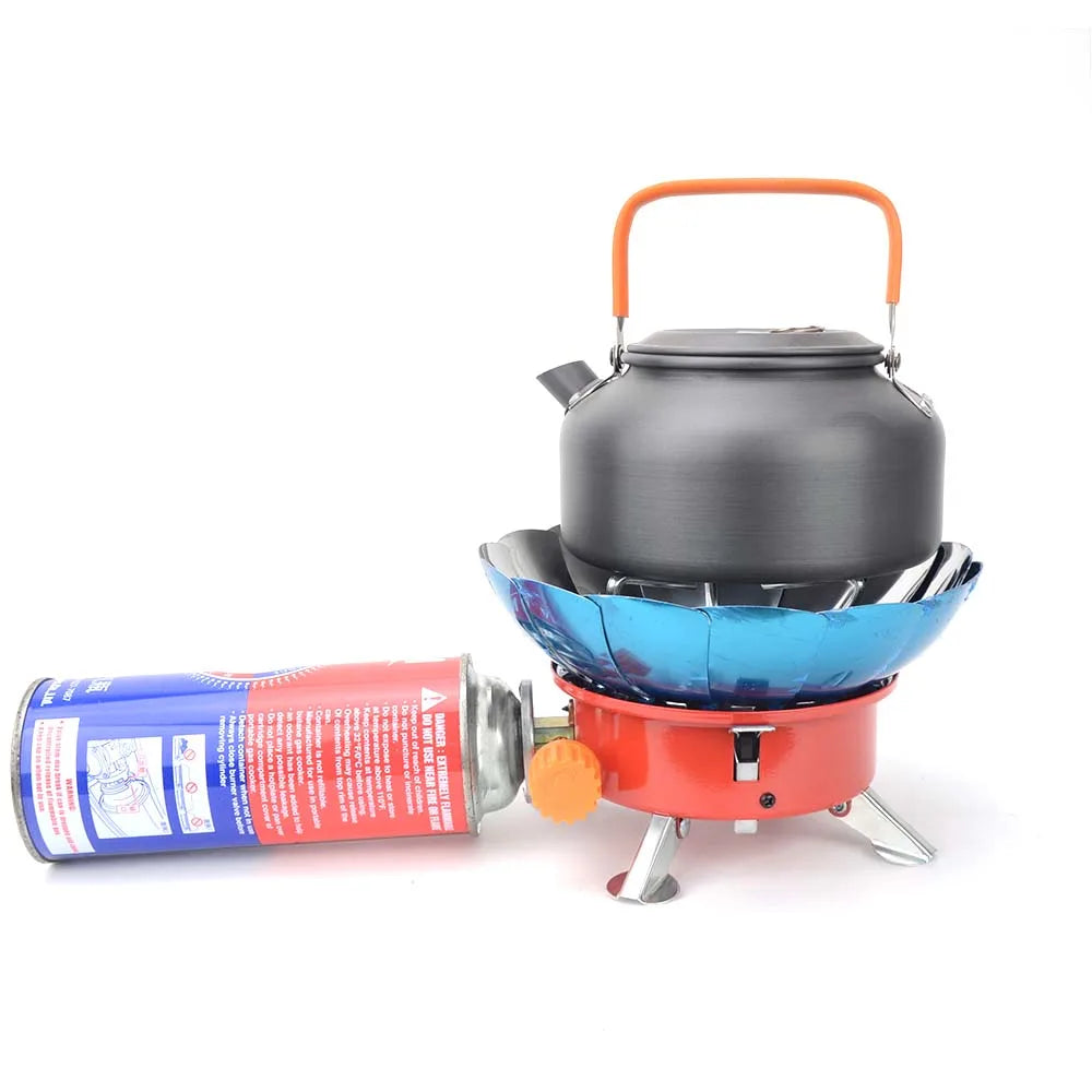 Emergency Portable Gas Stove — Windproof Survival Burner for Disaster Preparedness & Outdoor Use
