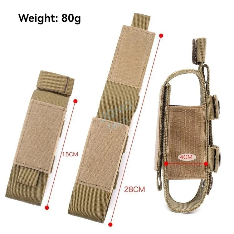 Tactical Tourniquet Pouch — MOLLE Nylon EDC First Aid Carrier for CAT, Belt, Vest & Go-Bag