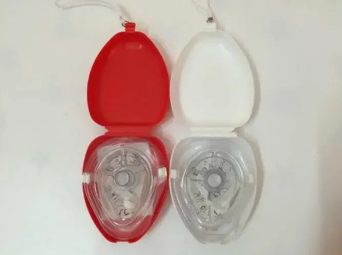 CPR Rescue Mask — One-Way Valve Face Shield, Pocket Resuscitator for Emergency First Aid