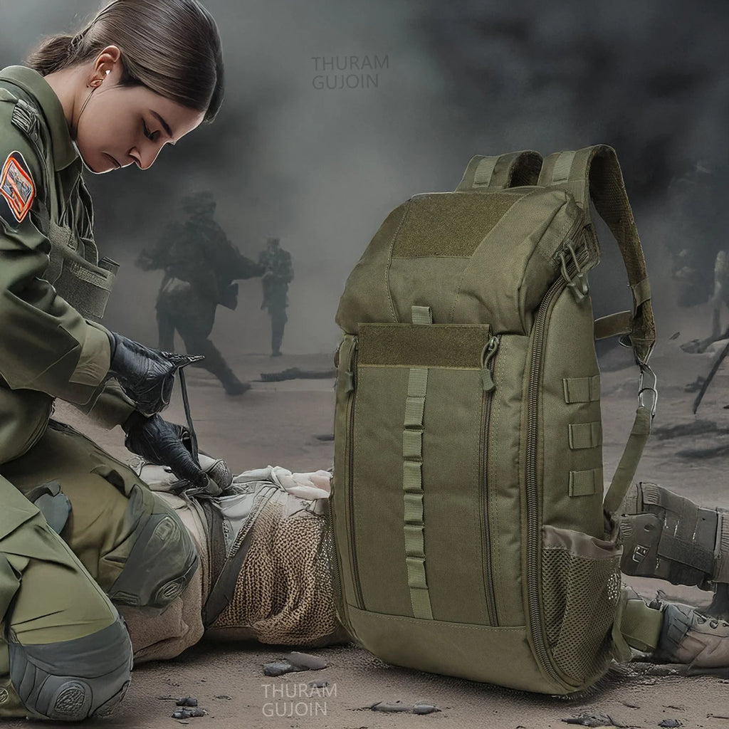 Tactical 40L First Aid Backpack — Waterproof MOLLE Medical Bag for Emergency, Hiking & Outdoor Survival | Vigor Bound