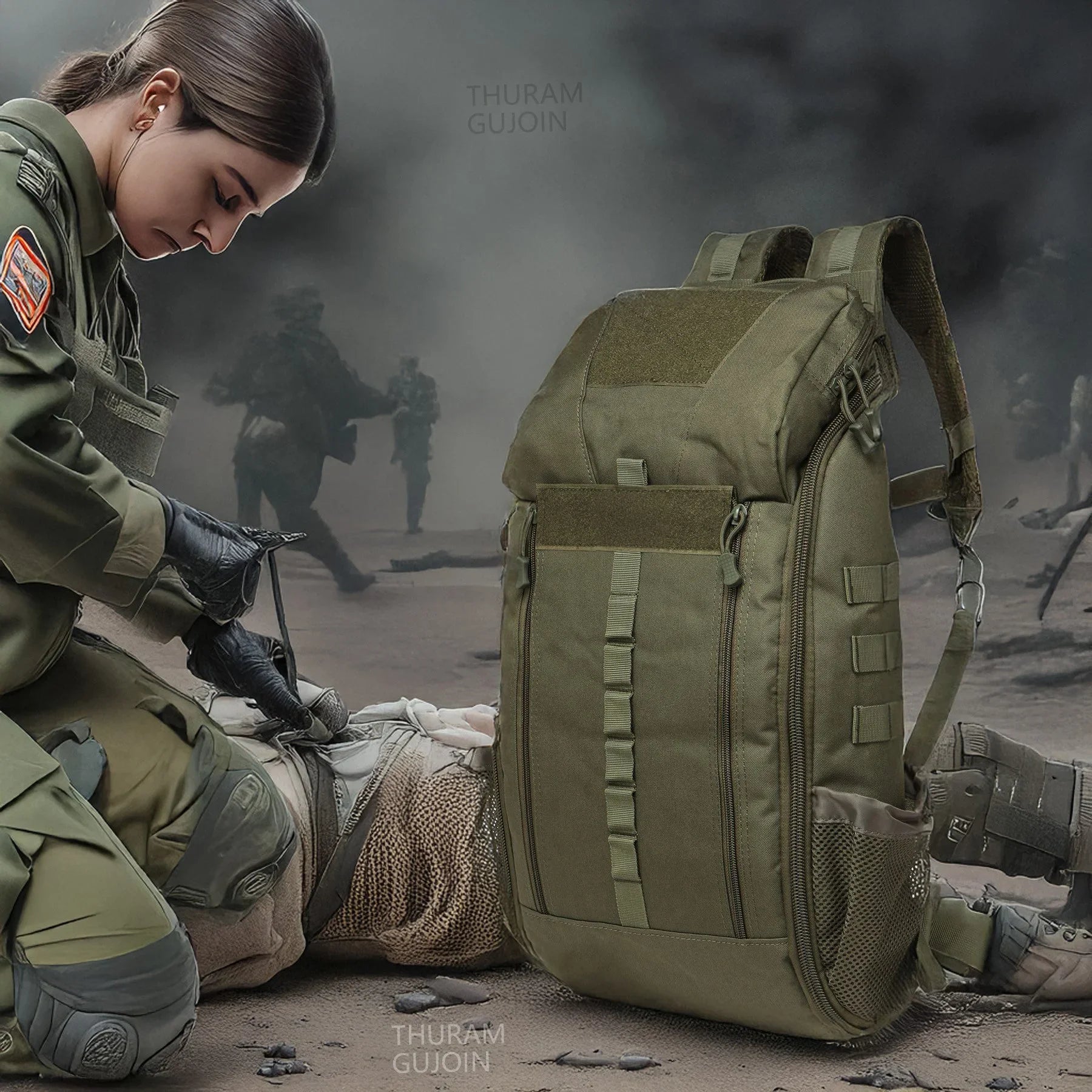 Tactical 40L First Aid Backpack — Waterproof MOLLE Medical Bag for Emergency, Hiking & Outdoor Survival | Vigor Bound