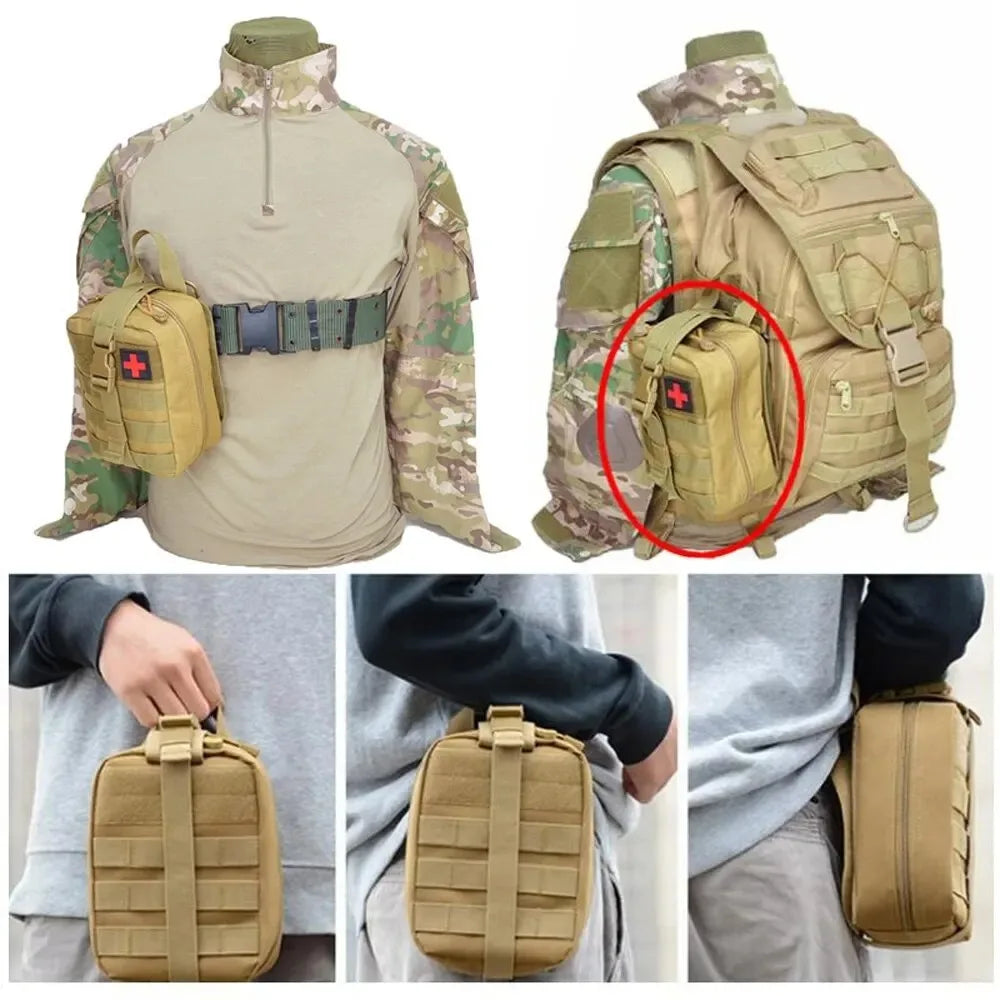Outdoor First aid kit EDC Molle Medical Kit IFAK Survival Emergency Pack EDC Travel Fishing Camping Hiking Hunting Accessories