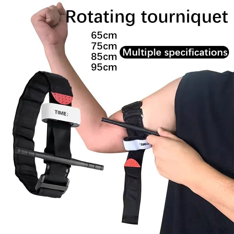 Tactical Rotating Tourniquet — Military-Grade Hemorrhage Control for Emergency First Aid, Disaster Response & Trauma Kits