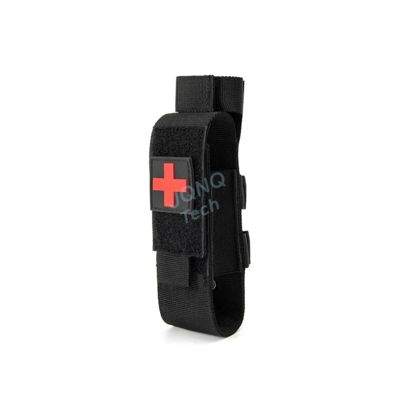 Tactical Tourniquet Pouch — MOLLE Nylon EDC First Aid Carrier for CAT, Belt, Vest & Go-Bag