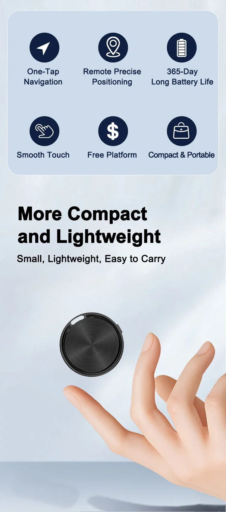 CD Google Device Gps Tracking Airtag For Pet Car Android Anti-Lost Alarm Smart Activity Trackers Wearable Device Car Accessories
