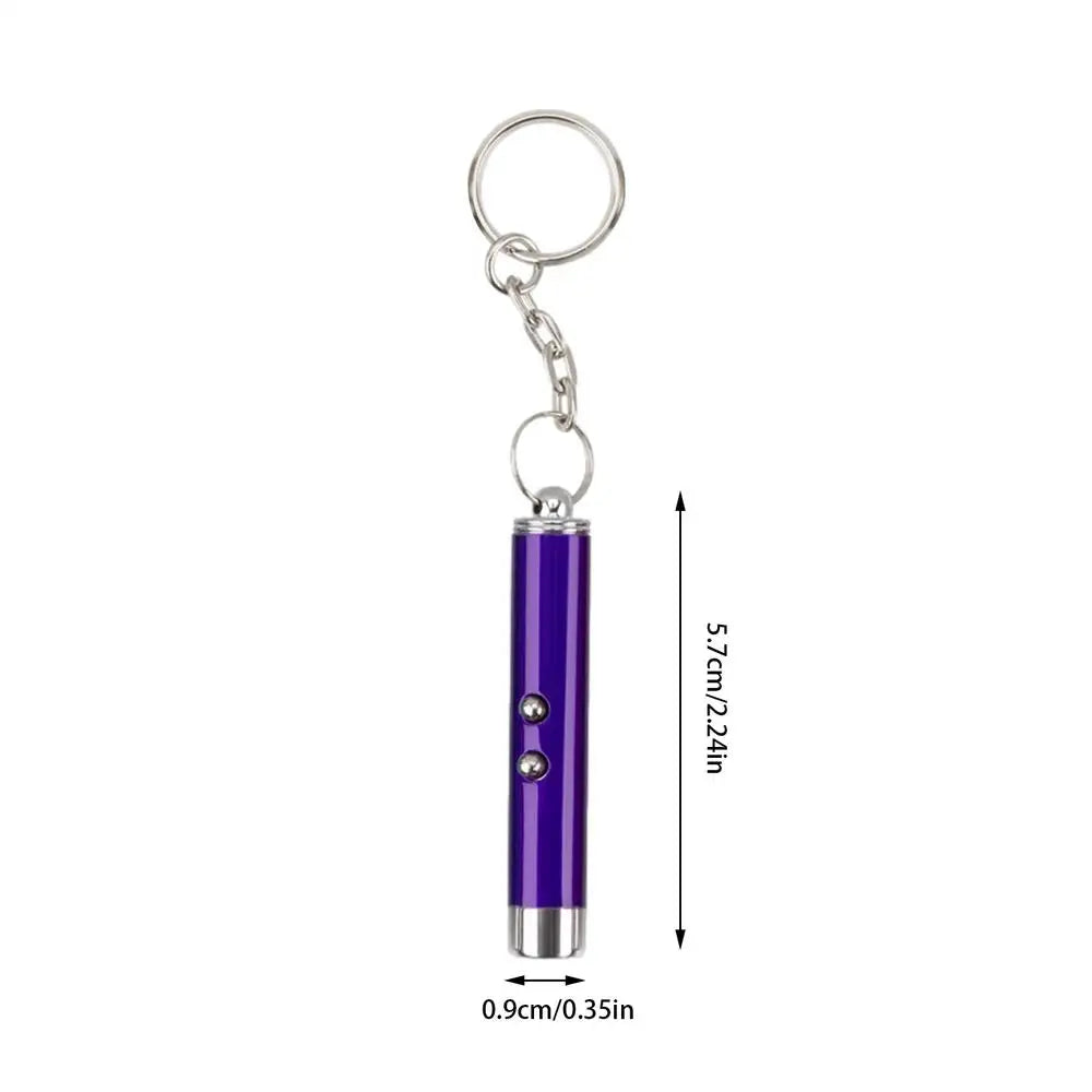 2-in-1 Mini Laser Pointer for Pets Cats toy Portable LED Pet Training Flashlight Scratching Toys Indicator Tools
