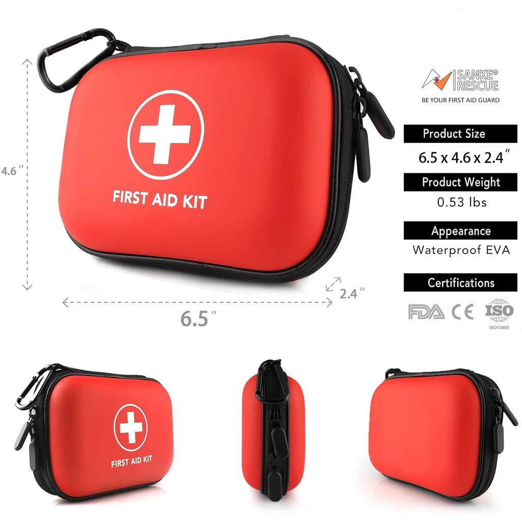 103-Piece Complete First Aid Kit — Hospital-Grade Emergency Medical Bag for Home, Go-Bag, Car & Disaster Preparedness