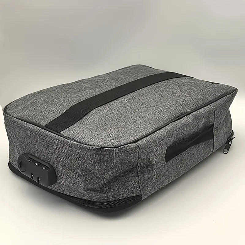 Fireproof Document Bag, Waterproof & Lockable. Portable & Durable for Files, Cards, Money. Family Essential Safe Storage!