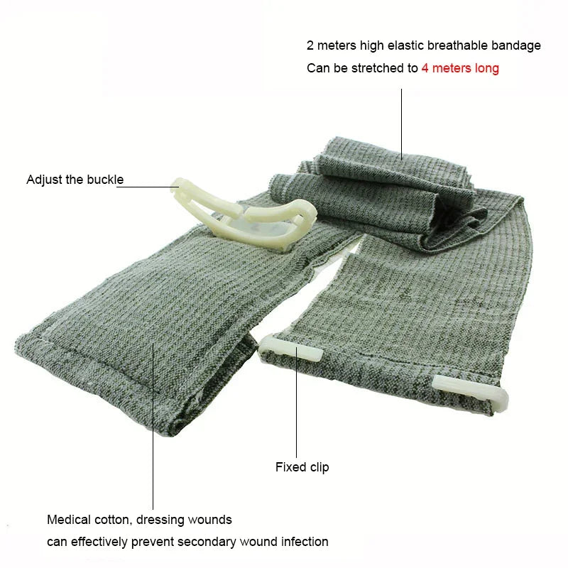 4inch/6inch Medical Trauma Kit Israeli Bandage Emergency First Aid for Outdoor Camping Hiking - Wound Care Security Protection