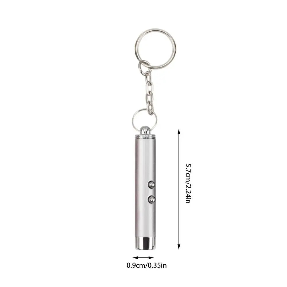 2-in-1 Mini Laser Pointer for Pets Cats toy Portable LED Pet Training Flashlight Scratching Toys Indicator Tools